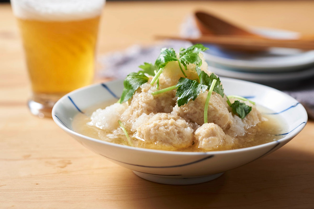 鶏団子のみぞれ煮