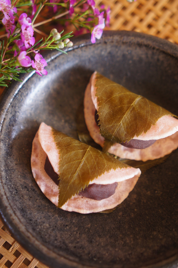 桜餅（ワッフル＆ホットサンドベーカー＋パンケーキプレート）