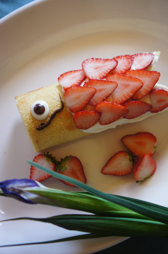 米粉の鯉のぼりロールケーキ（フードプロセッサー/VCR-30）