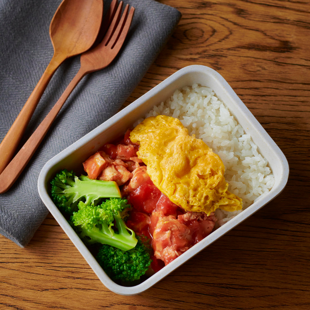 鶏もも肉のトマト蒸し弁当（フードスチーマー/フードスチーマープラス）