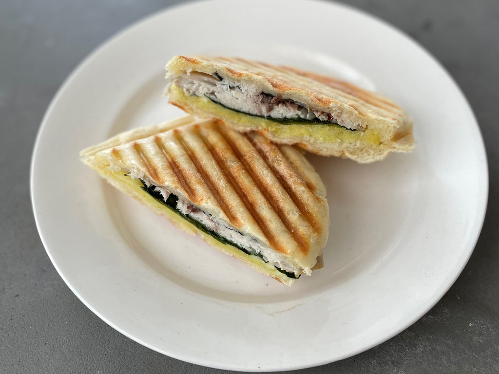 鯖ポテトホットサンド（ワッフル＆ホットサンドベーカー）