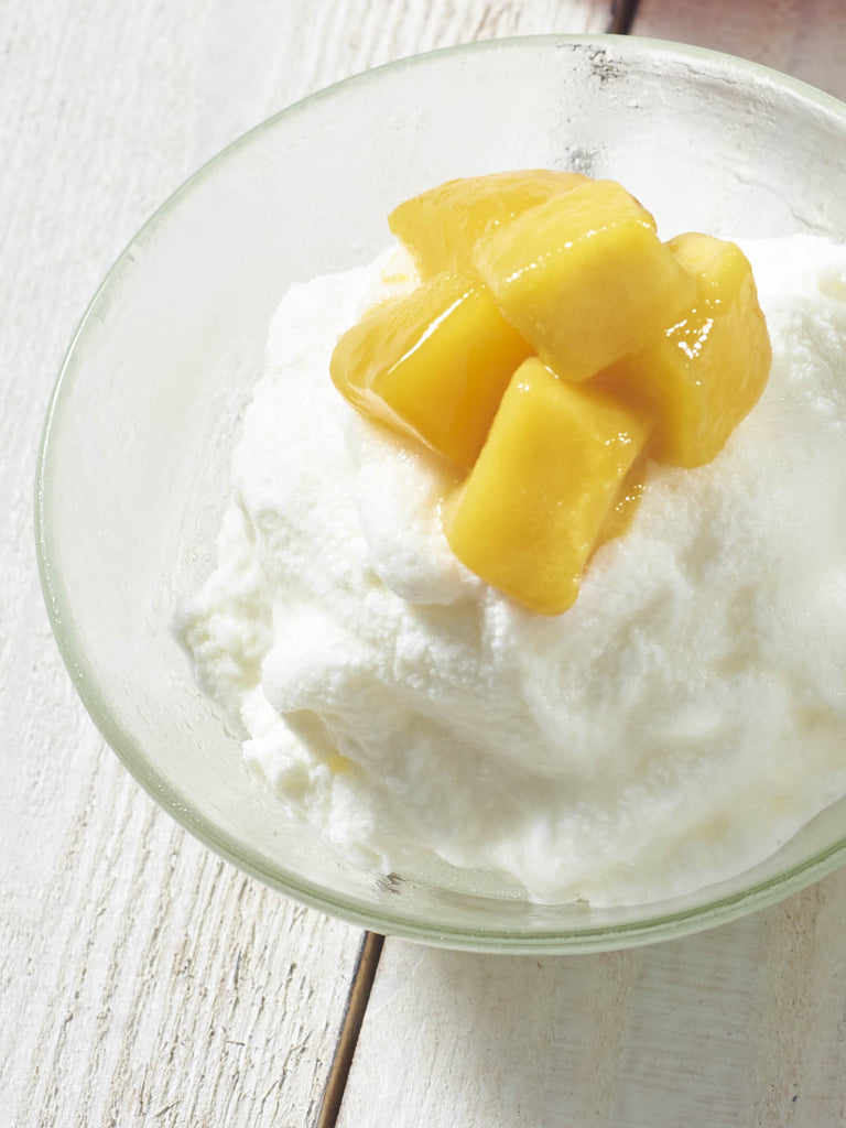 ミルクかき氷（フードプロセッサー）