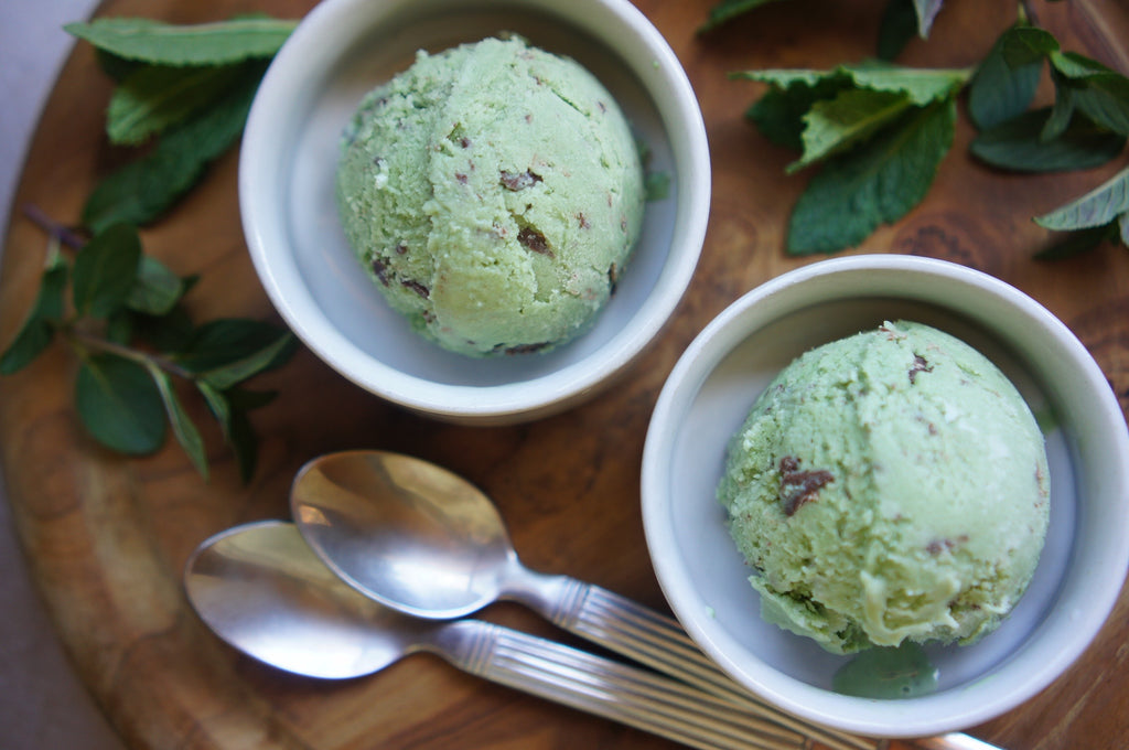 チョコミントアイス（フードプロセッサー）