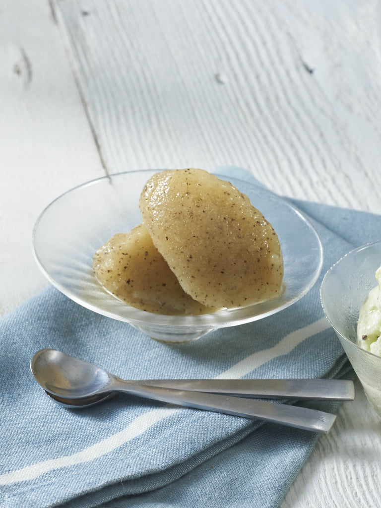 白桃とアールグレイのジェラート（フードプロセッサー）