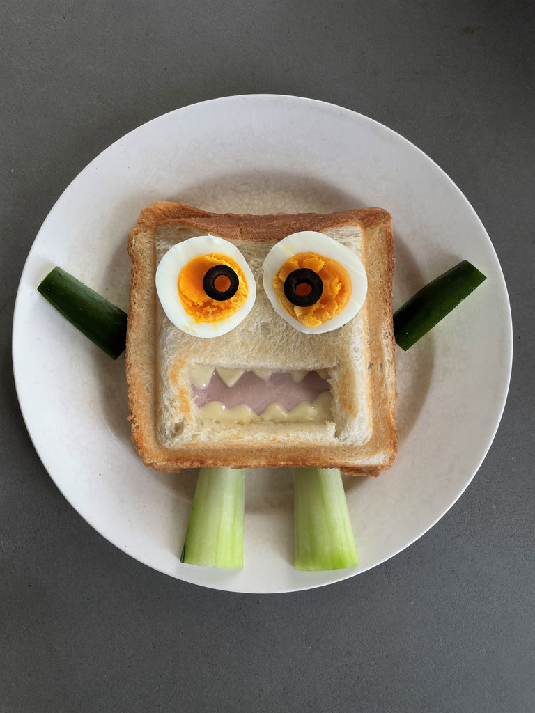 ハムとチーズのハロウィーンホットサンド（厚焼きホットサンドベーカー“goooodⅡ”/VHS-15）