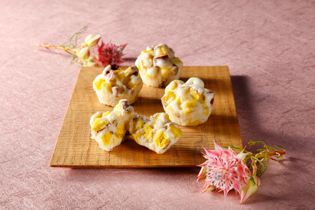 さつまいものもっちり蒸しパン