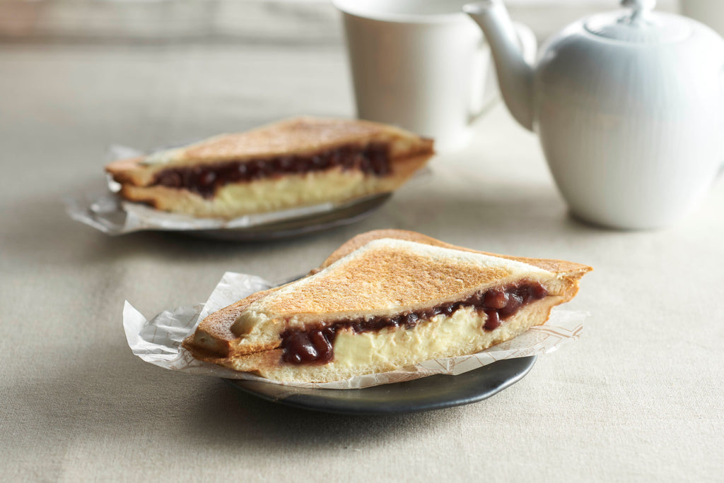 あんとクリームチーズのホットサンド（厚焼きホットサンドベーカー“goooodⅡ”/VHS-15）