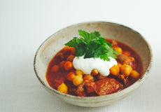 ラムとひよこ豆のトマト煮