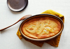 新生姜と洋梨のクラフティ