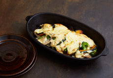 豆乳クリームの根菜グラタン