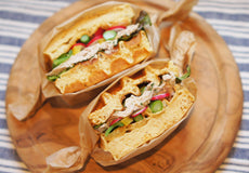 全粒粉入りワッフルのつくり方（ワッフル＆ホットサンドベーカー＋ワッフルプレート）